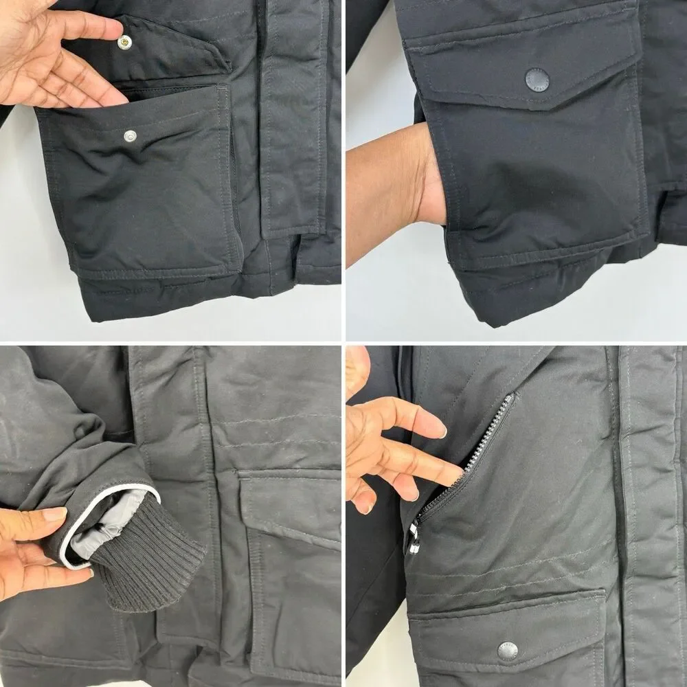 Gap Kids Boys Cold Control Ultra Max Parka Jacket Size Small (6-7) Black